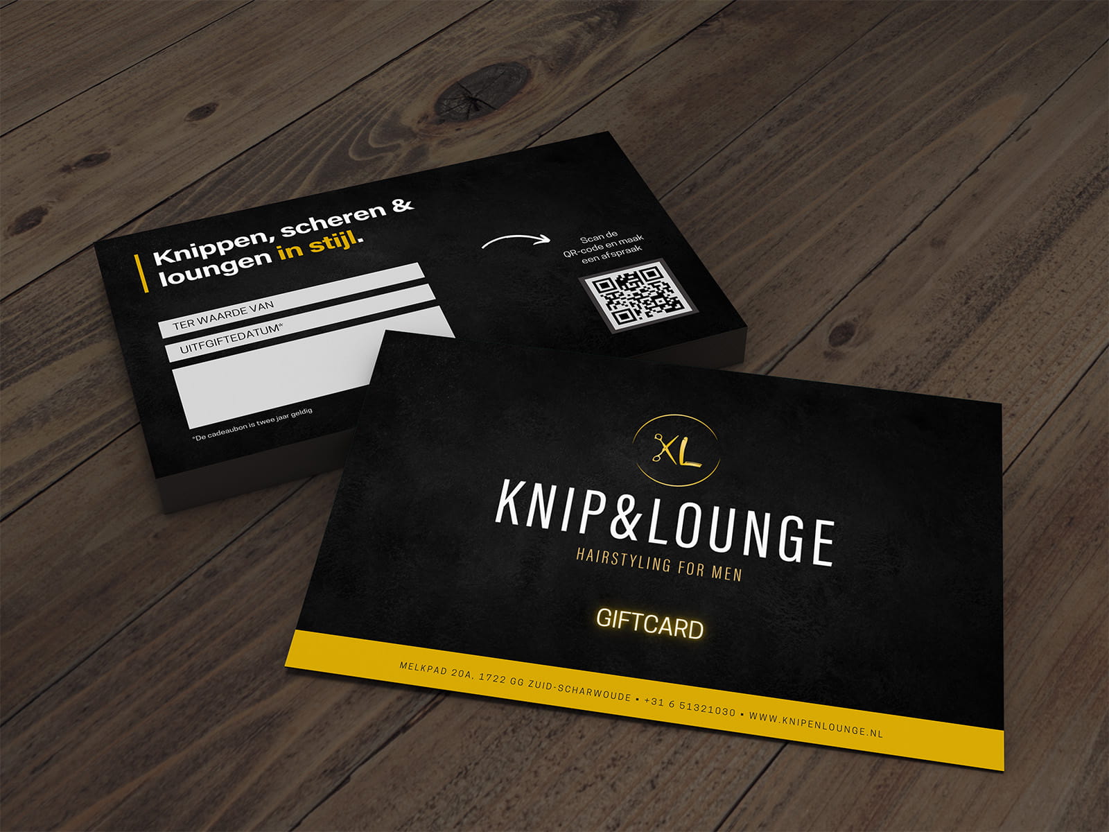 Cadeaubon of giftcard in de salon